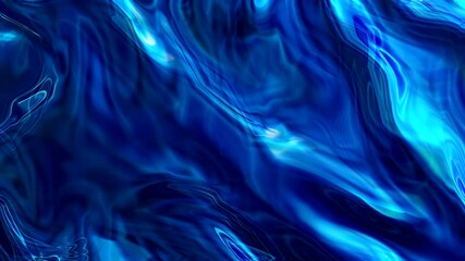 Canvas Print - Abstract Blue Swirling Background