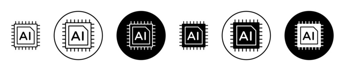 Poster - AI icon set