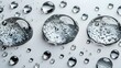 © Michael - Realistic water drops on a surface