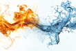 © BetterPhoto - Fire and water clashing together, creating a striking contrast between the elements.