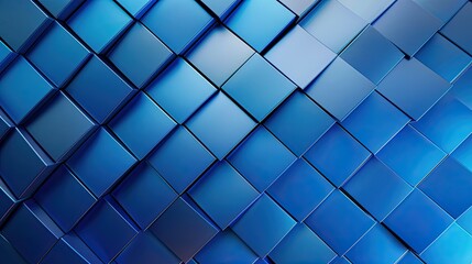 Wall Mural - Blue gradient with geometric square texture, perfect for postcard designs and covers