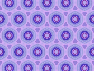 Abstract purple and blue pattern with swirling shapes and gradient colors