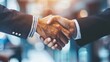 © Dao - Businessmen making handshake with partner, greeting, dealing, merger and acquisition, business joint venture concept, for business, finance and investment background, teamwork and successful business