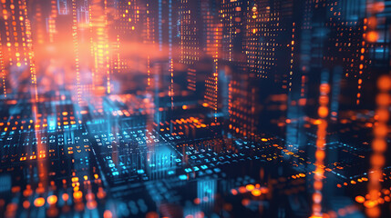 Abstract communication and future technology data flow