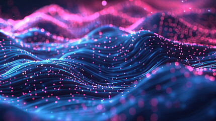 Abstract communication and future technology data flow