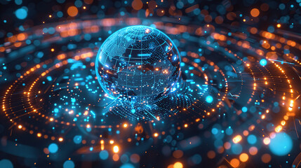 Abstract communication and future technology data flow