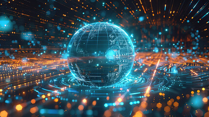 Abstract communication and future technology data flow