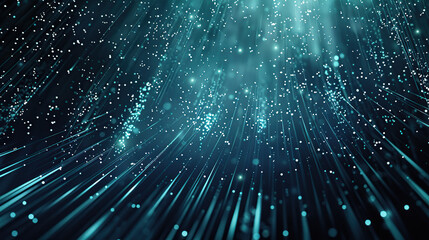 Abstract communication and future technology data flow