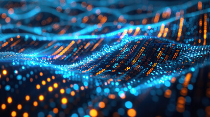 Abstract communication and future technology data flow