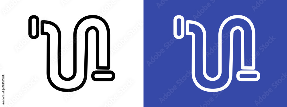 Out Line Pipe Letters pipe logo sign set vector outline Stock Vector | Adobe Stock