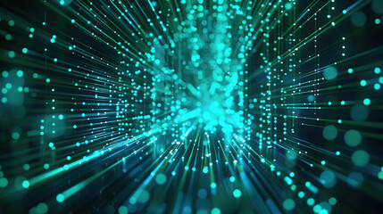 Abstract communication and future technology data flow