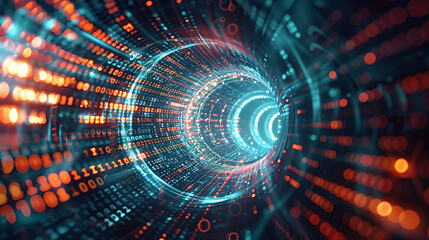 Abstract communication and future technology data flow