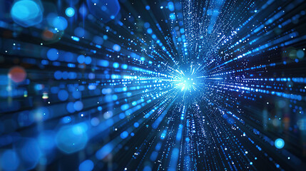 Abstract communication and future technology data flow