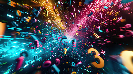 Abstract communication and future technology data flow