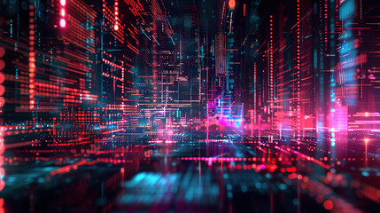 Abstract communication and future technology data flow