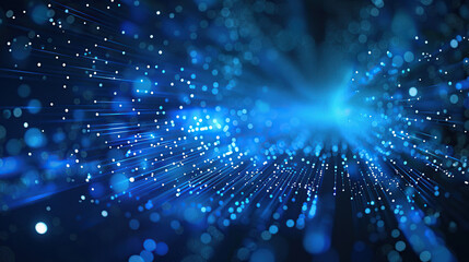Abstract communication and future technology data flow