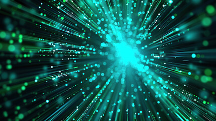 Abstract communication and future technology data flow