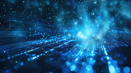 Abstract communication and future technology data flow