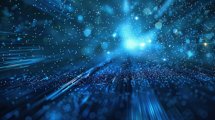 Abstract communication and future technology data flow