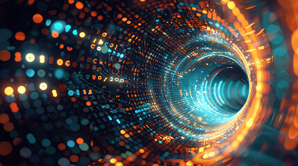Abstract communication and future technology data flow