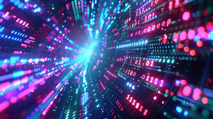 Abstract communication and future technology data flow