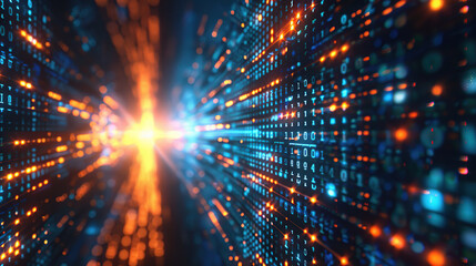 Abstract communication and future technology data flow