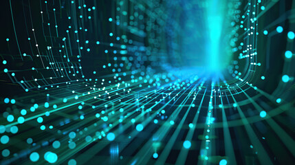 Abstract communication and future technology data flow