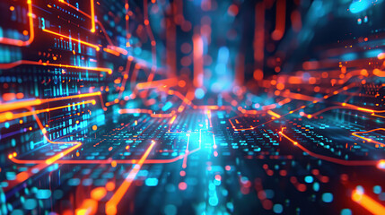 Abstract communication and future technology data flow
