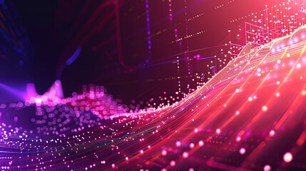 Abstract communication and future technology data flow