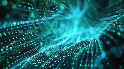 Abstract communication and future technology data flow