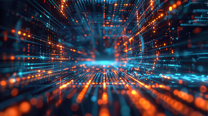 Abstract communication and future technology data flow
