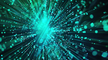 Abstract communication and future technology data flow