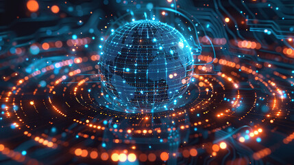 Abstract communication and future technology data flow