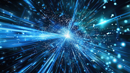 Abstract communication and future technology data flow