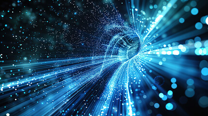 Abstract communication and future technology data flow