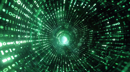 Abstract communication and future technology data flow