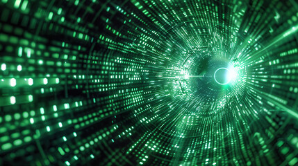 Abstract communication and future technology data flow