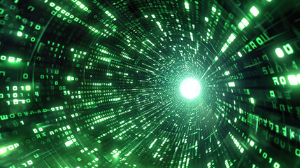 Abstract communication and future technology data flow