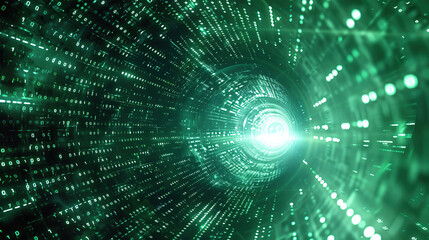 Abstract communication and future technology data flow