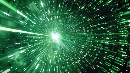 Abstract communication and future technology data flow