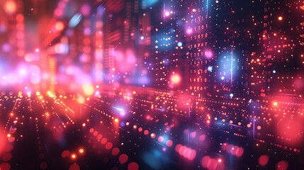 Abstract communication and future technology data flow