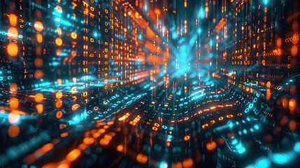 Abstract communication and future technology data flow
