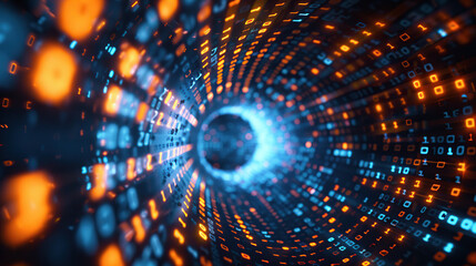 Abstract communication and future technology data flow