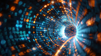 Abstract communication and future technology data flow