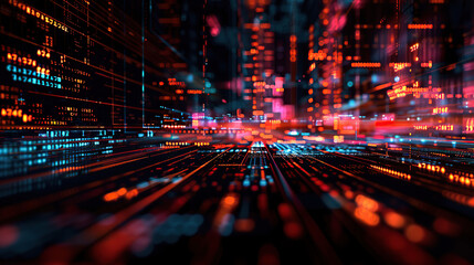 Abstract communication and future technology data flow