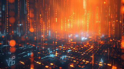 Abstract communication and future technology data flow