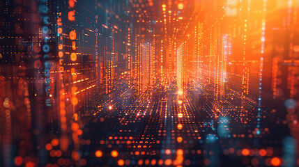 Abstract communication and future technology data flow
