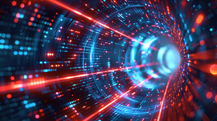 Abstract communication and future technology data flow