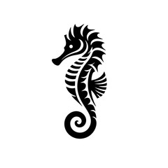 Wall Mural - seahorse logo icon design illustration