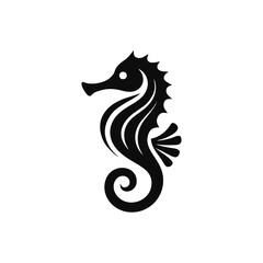 Wall Mural - seahorse logo icon design illustration